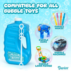 Bubble Play non-toxic formula safe for toddlers during family bubble sessions.