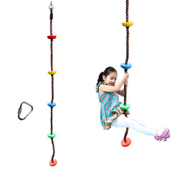 BubbleBay climbing rope swing on a play tower offers versatile indoor and outdoor play.