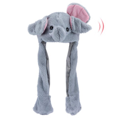 Bubblepompom Elephant Hat with movable ears for playful photos.