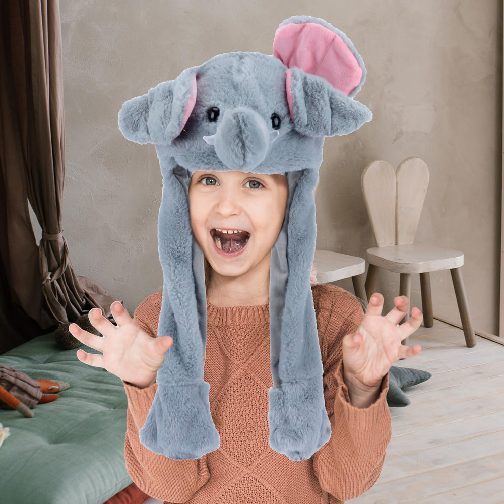 Bubblepompom Elephant Hat ideal for parties and cosplay looks.