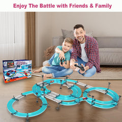 BUBUQE slot car track suction bottom design promotes smooth adhesion