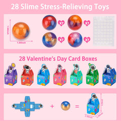 Budbof galaxy slime cups stretch and squish to spark imagination during class.