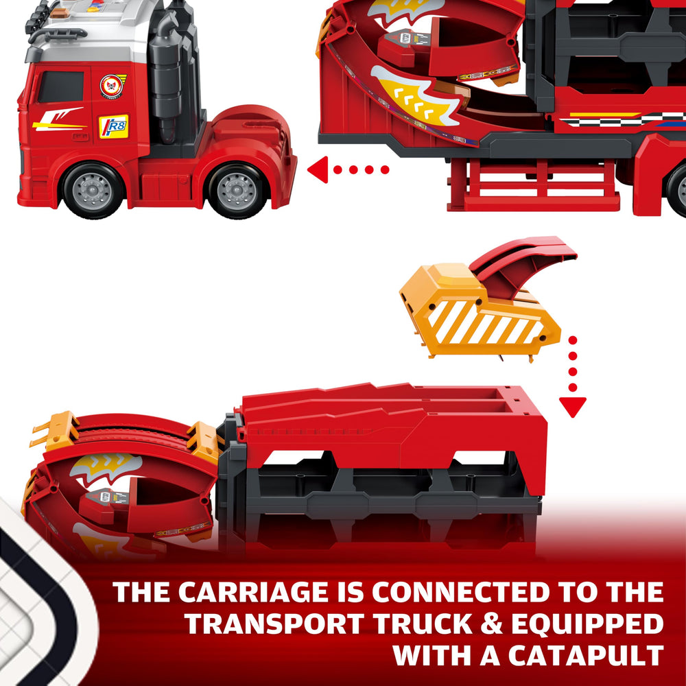 BuddyBight transforming truck offers versatile play beyond racing.