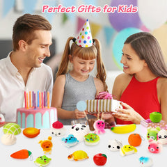 BUDI candy-shaped squishies provide safe, mess-free fun.