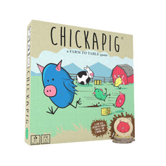 Buffalo Games Chickapig board ready for play, great for family game night and strategic fun.