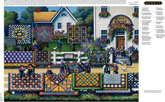 Buffalo Games Dowdle puzzle artwork with interlocking pieces for precise fitting.