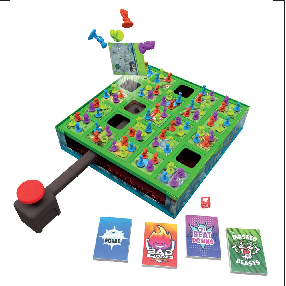 Buffalo Games Hold Your Ground battlers cards for strategic placement and moves