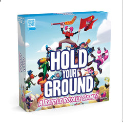 Buffalo Games Hold Your Ground gameboard with tiles for dynamic control and shrinking play area