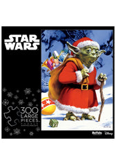 Buffalo Games Holiday Yoda puzzle shows full-size poster for easy reference.