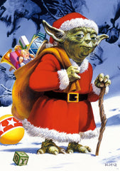 Buffalo Games Holiday Yoda puzzle pieces fit securely thanks to precision-cut design.