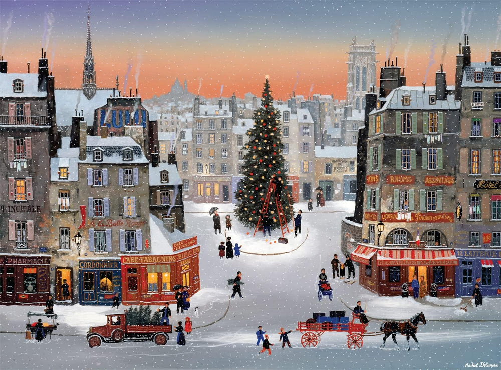 Buffalo Games Noel Is Back snowy town scene ideal for a relaxing puzzle session