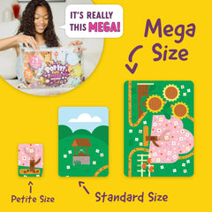 Buffalo Games Pop It Pets Mega Pack featuring a world map for adventurous play