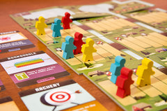 Buffalo Games Summer Camp pawns clearly showing camper positions