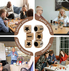 Buffsiss portable game-night dice for travel and gatherings.