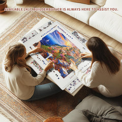 BuilderButler family-friendly puzzle setup for solo or group play