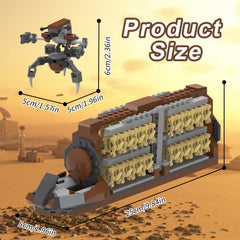 Compatibility with LEGO bricks expands buildable battle scenarios.