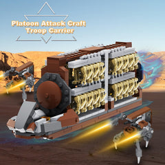 Droideka figures with platoon enabling dynamic action scenes.