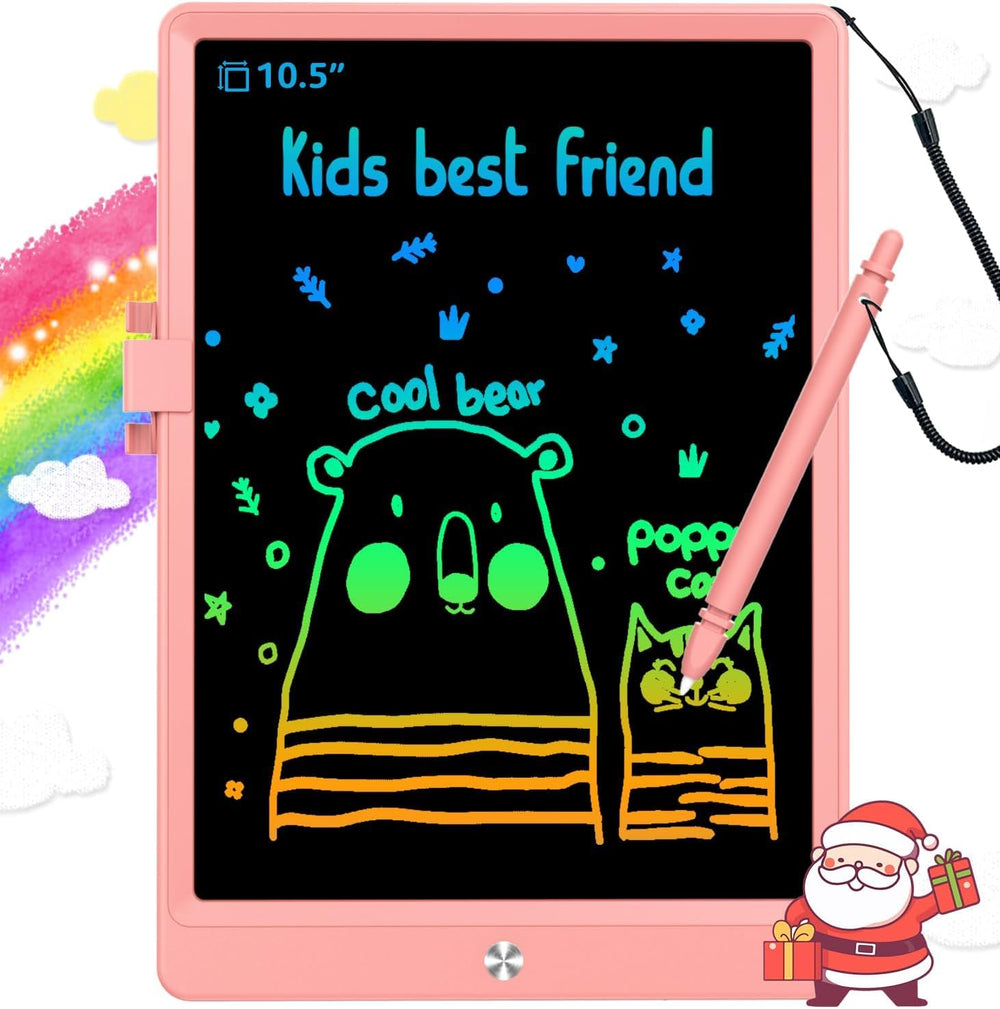 Bukebu LCD Writing Tablet shows bright 10.5-inch colors for creative drawing
