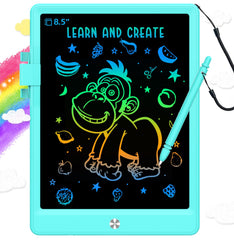 BUKEBU 8.5-inch blue LCD writing tablet offers safe, eye-friendly drawing.