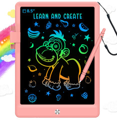 BUKEBU 8.5-inch LCD writing tablet front view supports eye-friendly drawing for kids.