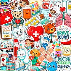 BulbaCraft Doctor stickers on a laptop showing strong adhesion and residue-free removal.