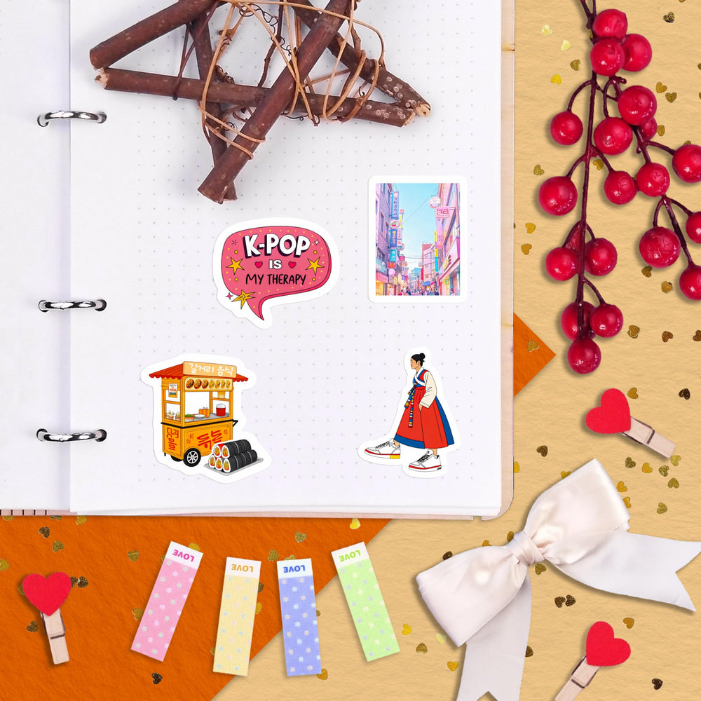 BulbaCraft Korea-themed decals enhance party decorations