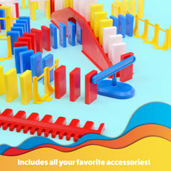 Bulk Dominoes Pro-Domino Kit bridge and template setup for creative runs