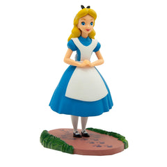 Bullyland Alice in Wonderland figure with removable base for versatile display.