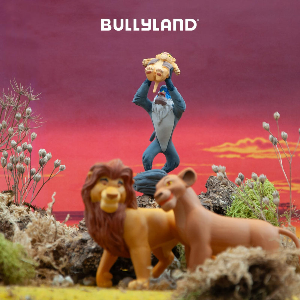 Bullyland Rafiki with Baby Simba figure packaging image for gift-ready presentation.