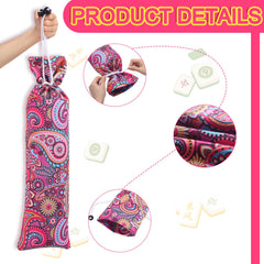 Bulyoou mahjong bag pattern design adds stylish storage