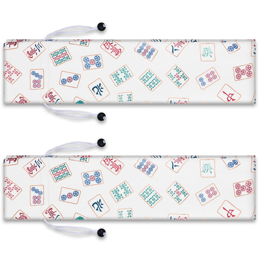 Bulyoou drawstring mahjong bags safeguard tiles and racks during transport