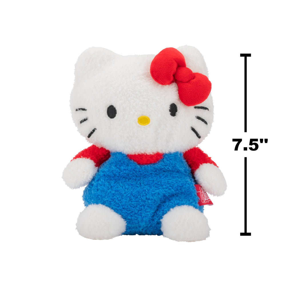 BumBumz Hello Kitty Bumz plush face closeup, iconic features and soft textures.
