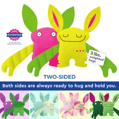 Bumpas heart-hands design showcases love in a comforting cuddle