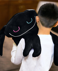Bumpas soft plush body photographed for cozy cuddling during playtime.
