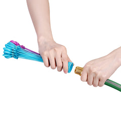 Hose-fed rapid-fill system by Bunch O Balloons saves time during parties.