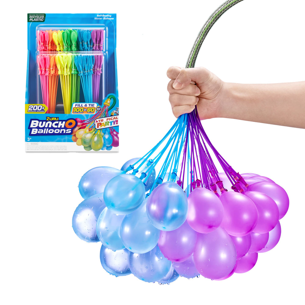 200+ self-sealing balloons for quick outdoor fun with Bunch O Balloons.