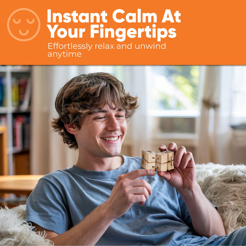 BunMo infinity cube folding motion shown for smooth, quiet operation