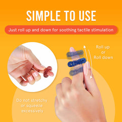 Travel-ready BunMo rings slip into bags for quick tactile breaks