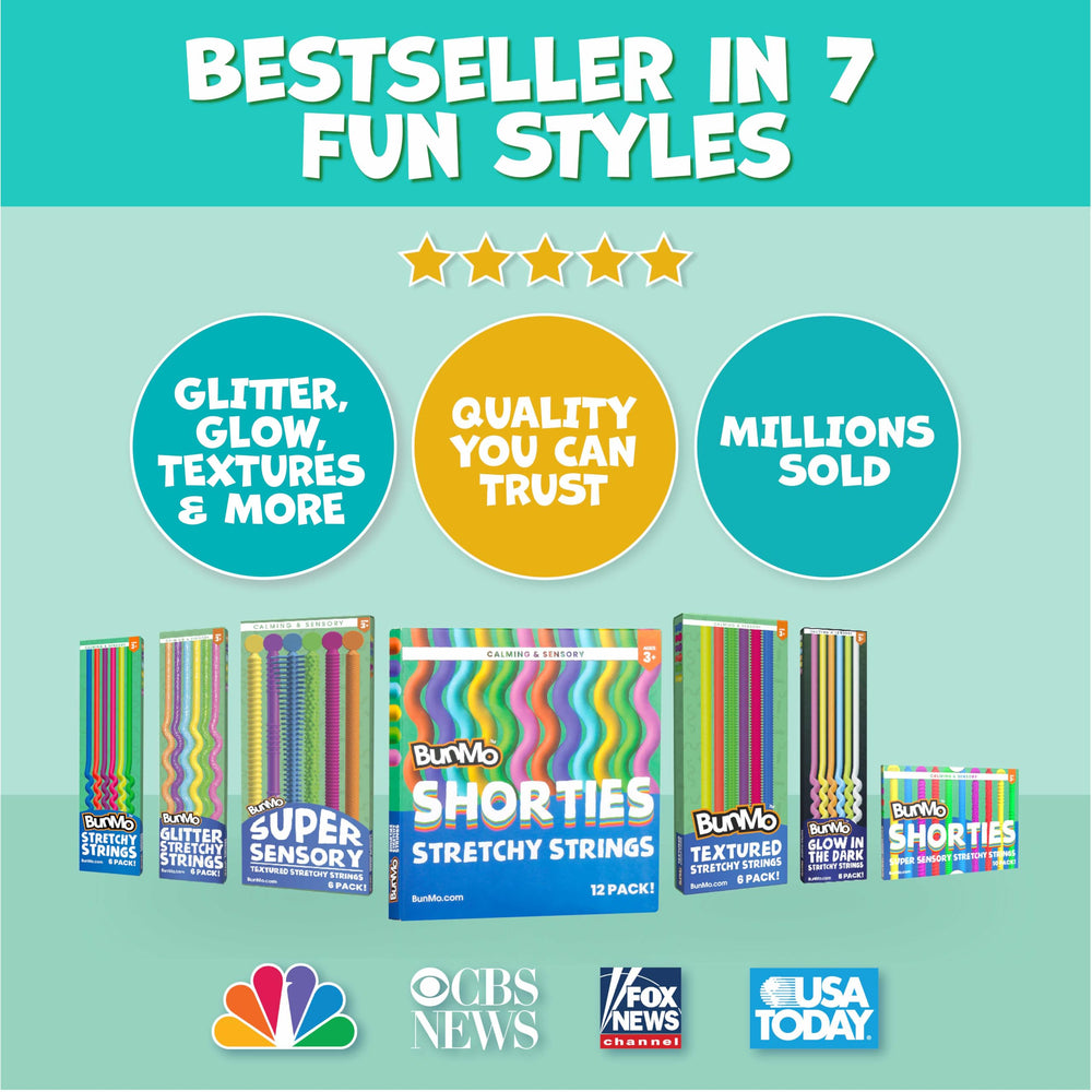 BUNMO Stretchy Strings BPA-free durability and long-lasting stretch