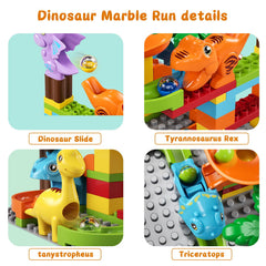 Burgkidz build tracks and race dinosaurs for creative problem solving.
