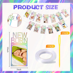 Buryeah iridescent banner shifts colors with light for magical party sparkle.