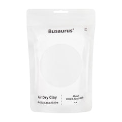 Busaurus 100g white air dry foam clay box for beginners and kids