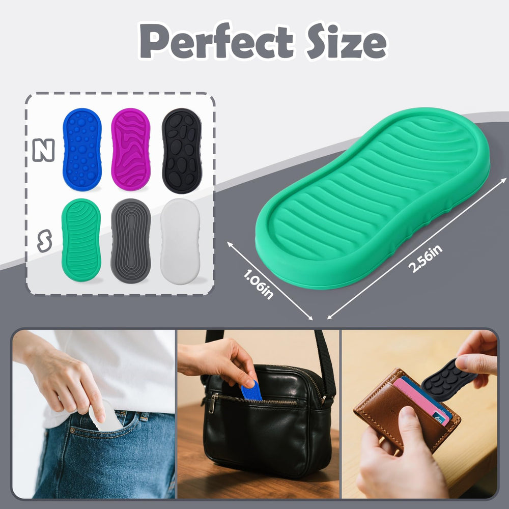 BUSOHA fidget slider textures showcase six tactile surfaces for stress relief.