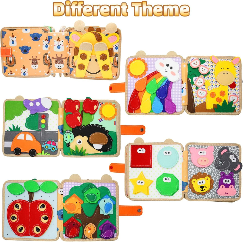 Busy Board zipper closures support coordination and dressing-ready play