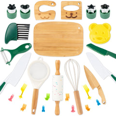 Busy edition 18pcs kids cooking set fruit forks for safe serving