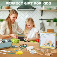 Busy edition 18pcs kids cooking set potato crinkle cutter for playful slicing