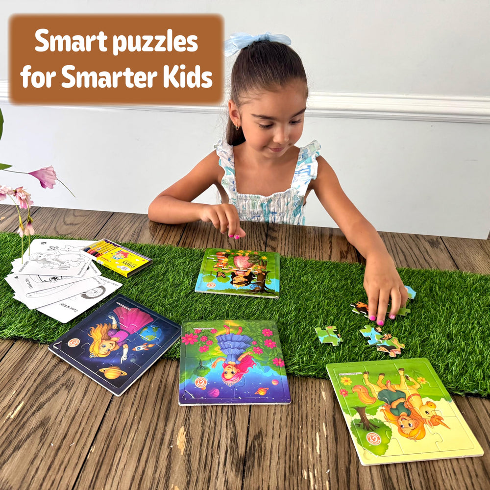 Butterfly EduFields 4-in-1 mermaid puzzle invites ocean-themed exploration and concentration.