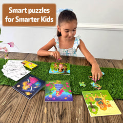 Butterfly EduFields 4-in-1 mermaid puzzle invites ocean-themed exploration and concentration.