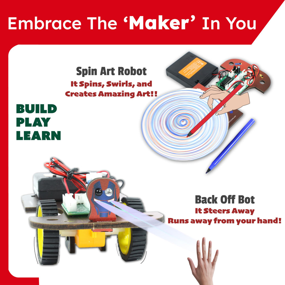 Butterfly EduFields 5in1 STEM Robotics Kit child building emphasizes safe, durable construction