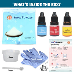 Butterfly EduFields Snow Magic safe, non-toxic kit supports reusable fun.